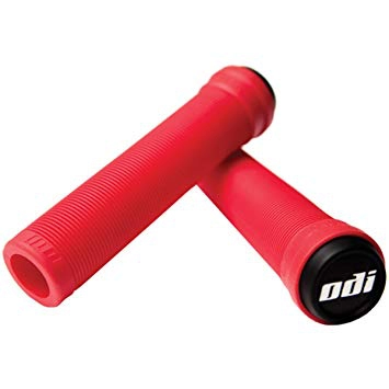 Poignées ODI Longneck Soft Flangeless - Red