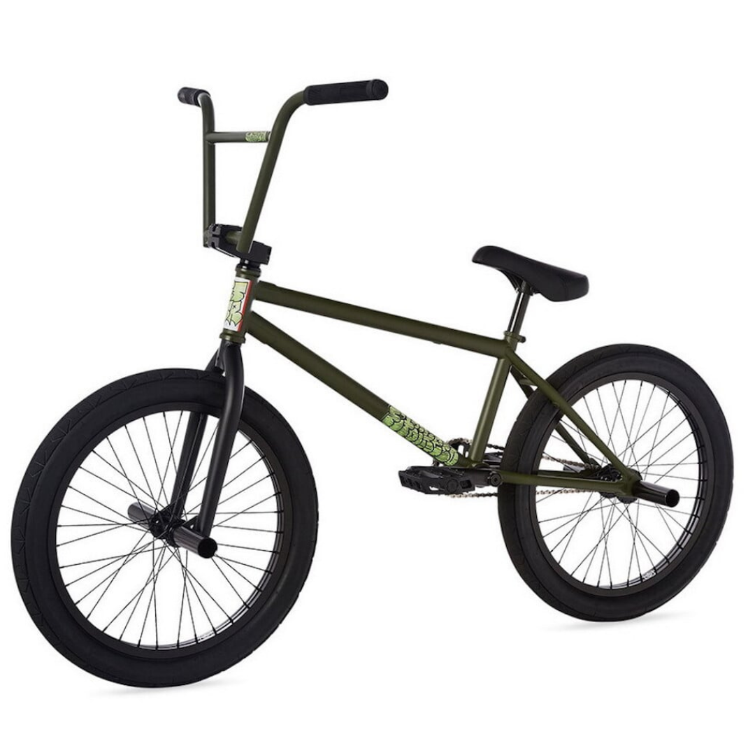 BMX FIT Bike Co STR K7 20.5" Matte Army Green MD + 4 Pegs – Image 2
