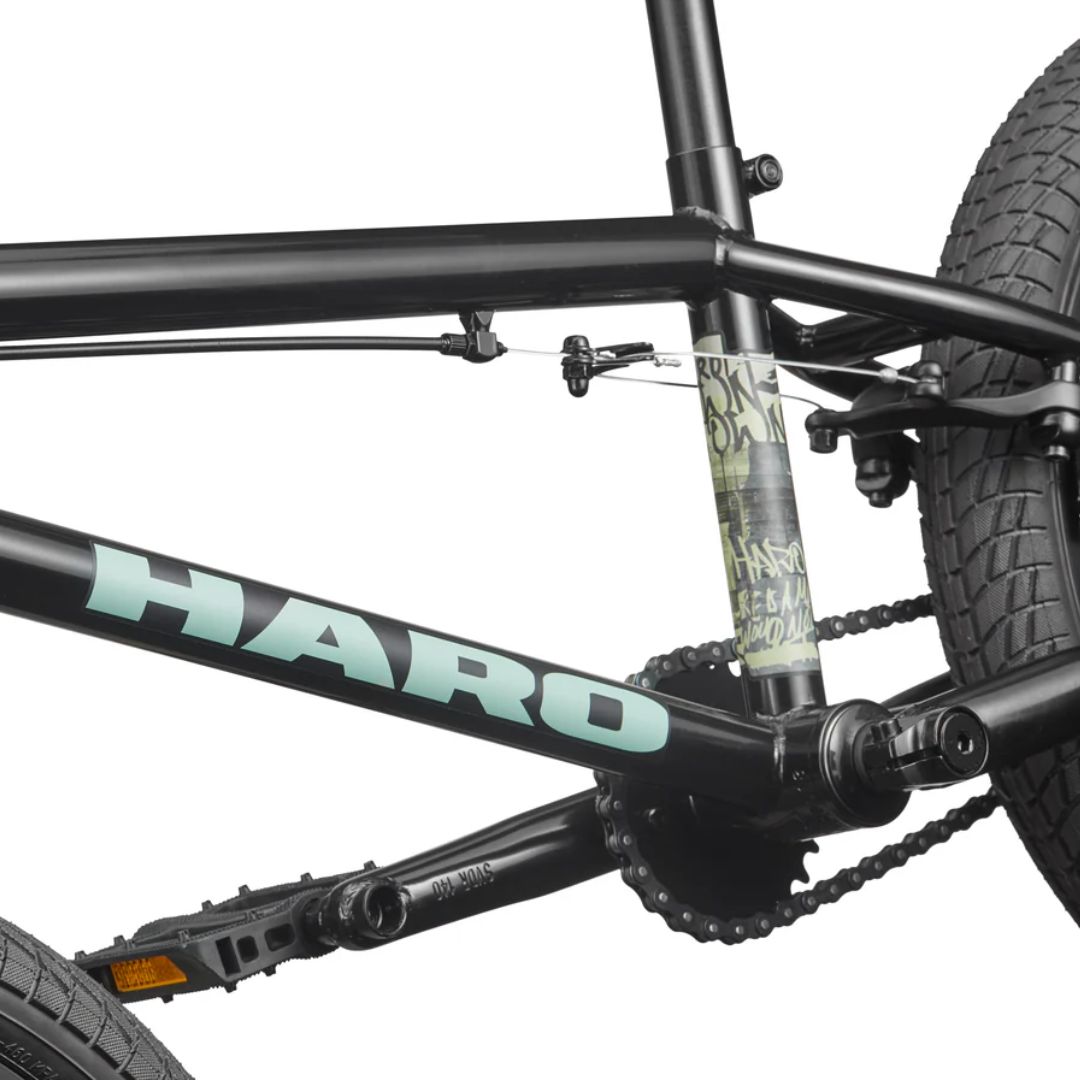 BMX HARO 2026 Downtown 18" Semi-Gloss Black – Image 4