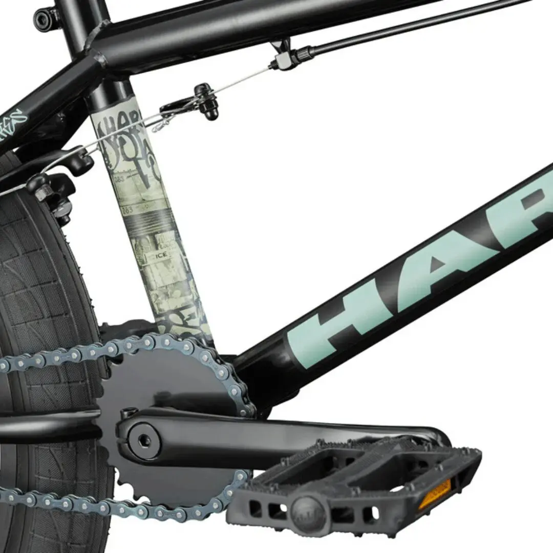 BMX HARO 2026 Downtown 20.5" Semi-Gloss Black – Image 4