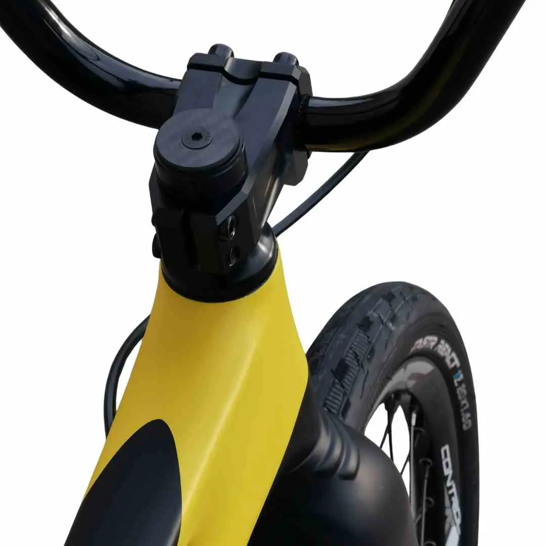 BMX RACE Custom HARO Citizen Carbon x PRIDE Disk Pro XL Matte Black Orange Fade – Image 7