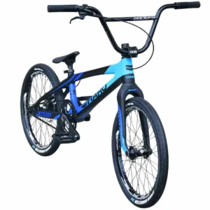 BMX RACE Custom HARO Citizen Carbon x PRIDE Disk Pro XXL Matte Black Blue Fade