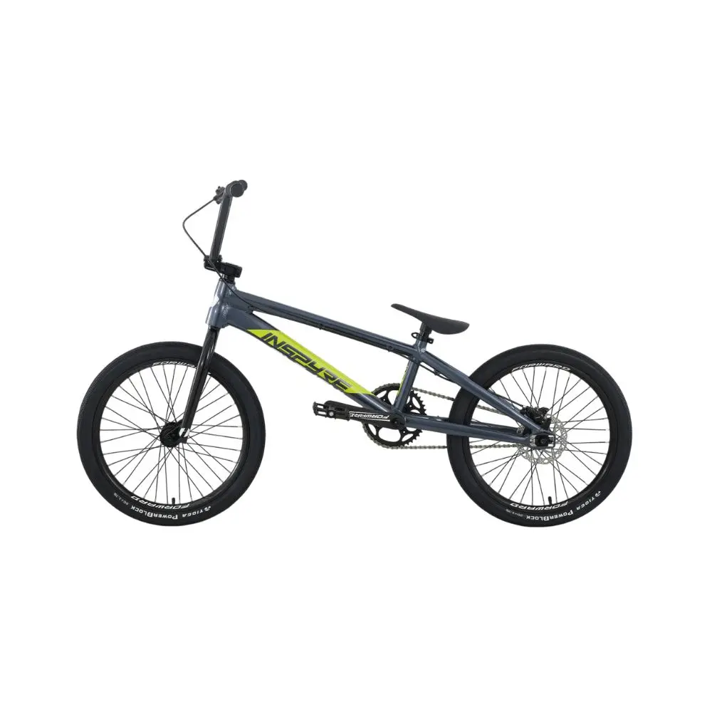 BMX RACE INSPYRE 2027 Evo Disk Pro XXL Gun Metal / Lime (Précommande Livraison Fin Septembre 2026) – Image 3