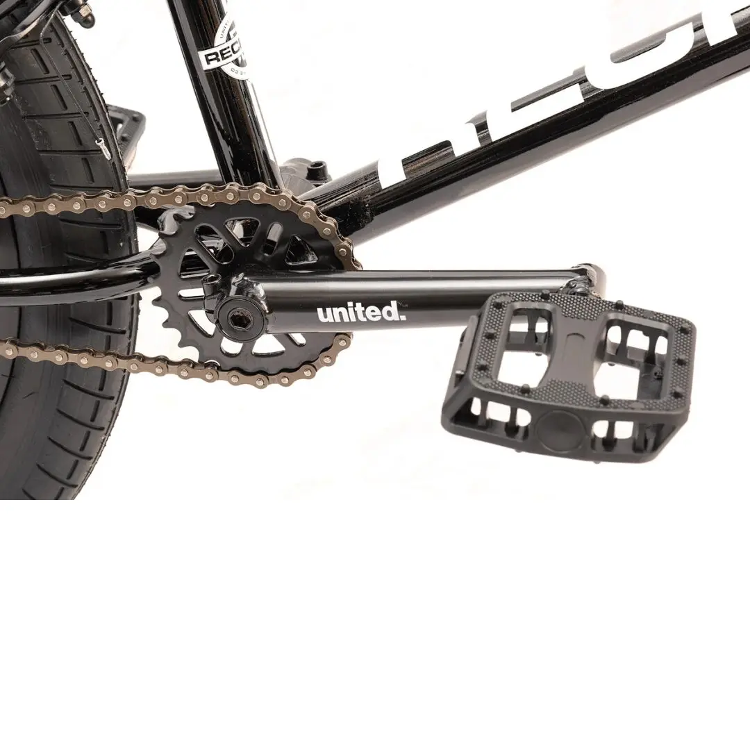 BMX UNITED 2027 Recruit Junior 18.5" Gloss Black (Précommande Livraison Fin Avril 2027) – Image 3