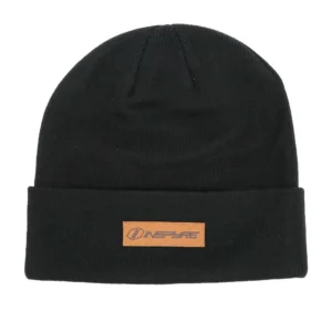 Bonnet INSPYRE Leather Logo Black