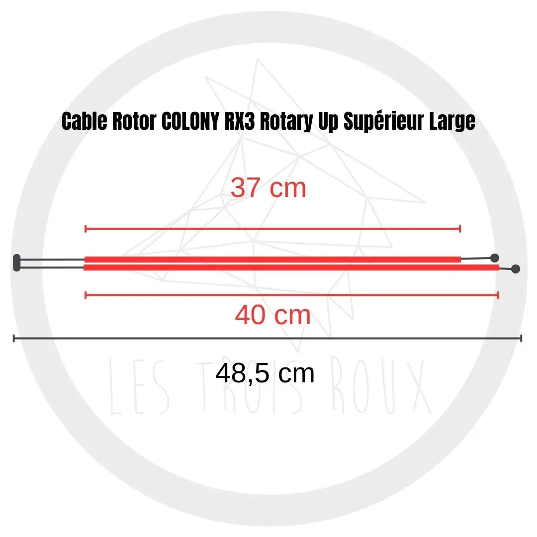 Cable Rotor COLONY RX3 Rotary Up Supérieur (3 Tailles) – Image 2