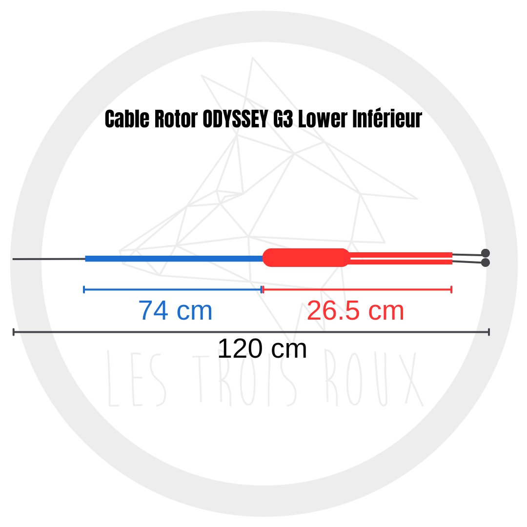 Cable Rotor ODYSSEY G3 Lower Inférieur – Image 5