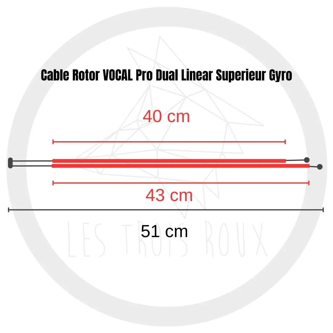 Cable Rotor VOCAL Pro Dual Linear Superieur Gyro – Image 2