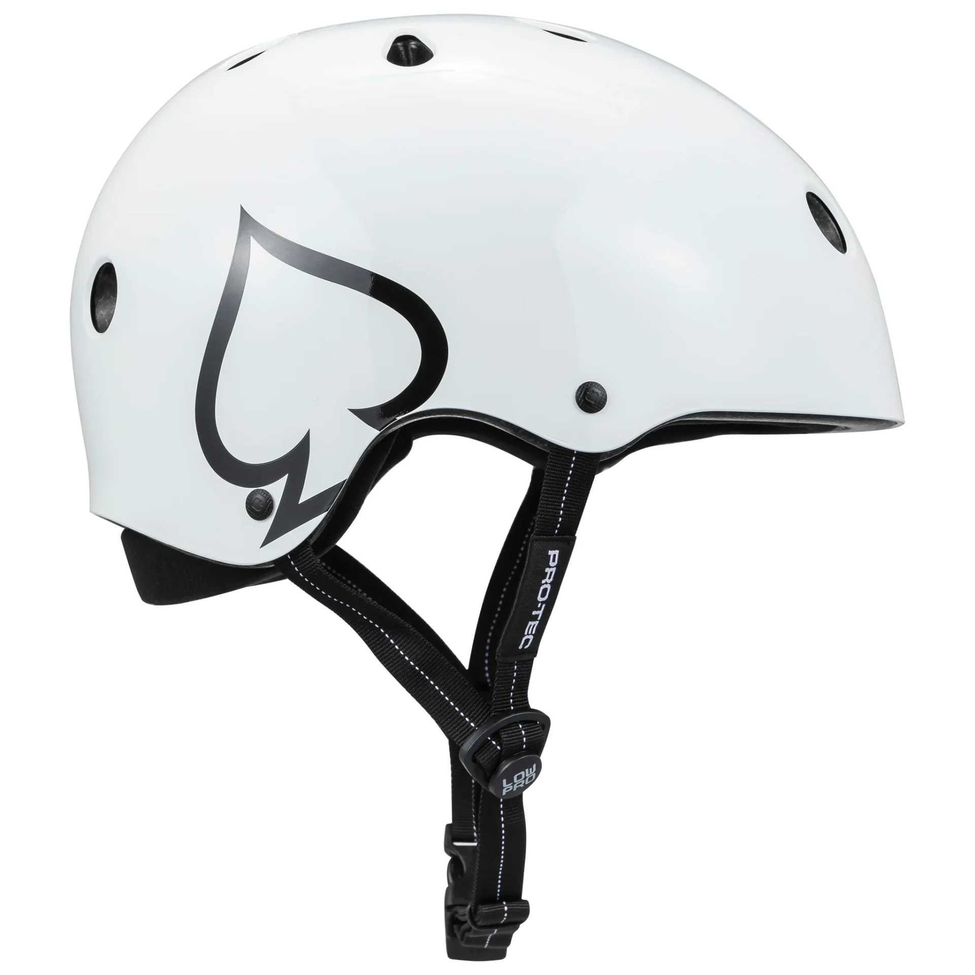 Casque PROTEC Low Pro Certified Gloss White – Image 3