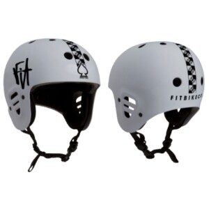 Casque PROTEC x FIT Bike co Full Cut Certified Checkered Light Gray