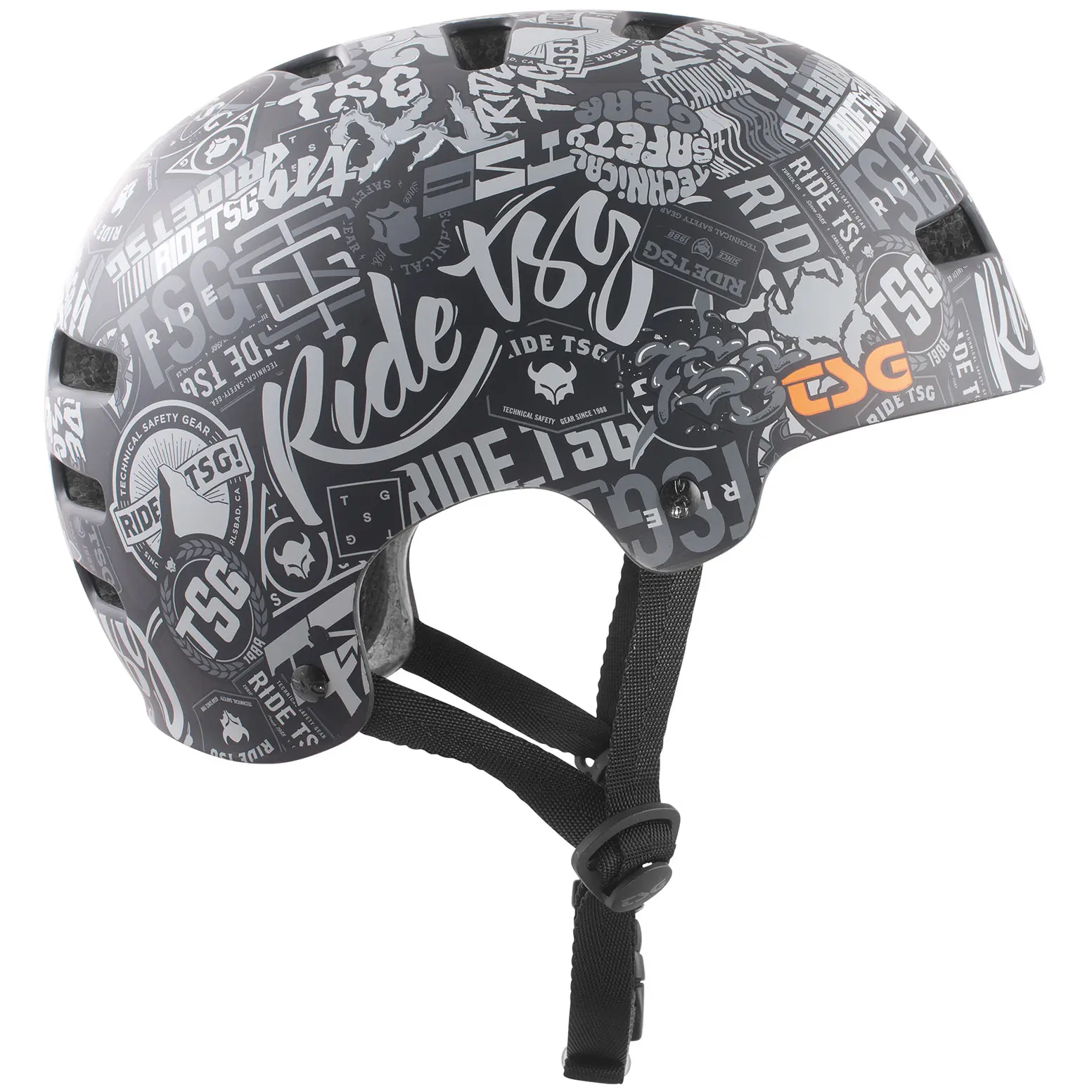 Casque TSG Evolution Graphic Design Stickerbomb – Image 4