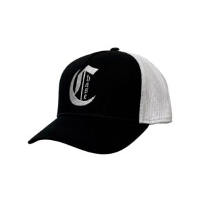 Casquette CHASE Black White Trucker