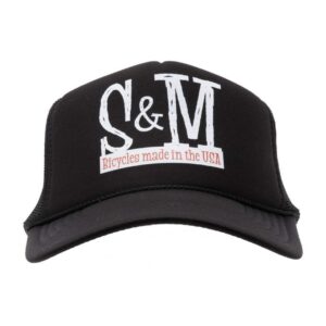 Casquette S&M Scratch Tall Trucker Black