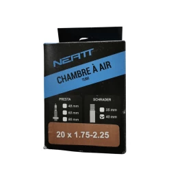 Chambre à air NEATT 20" x 1.75"  - 2.25" Schrader