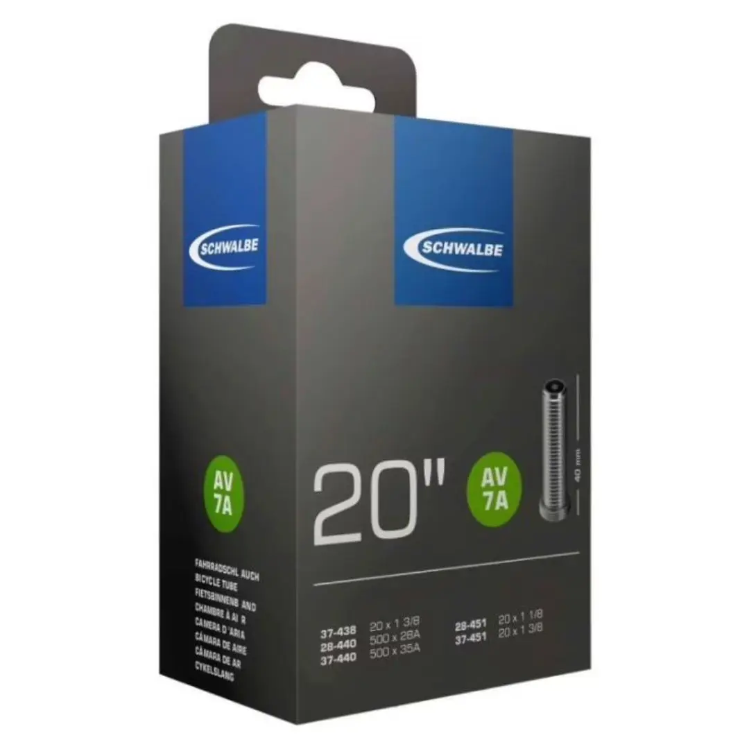 Chambre à air SCHWALBE 20" x 1-1/8" & 1-3/8" AV7A