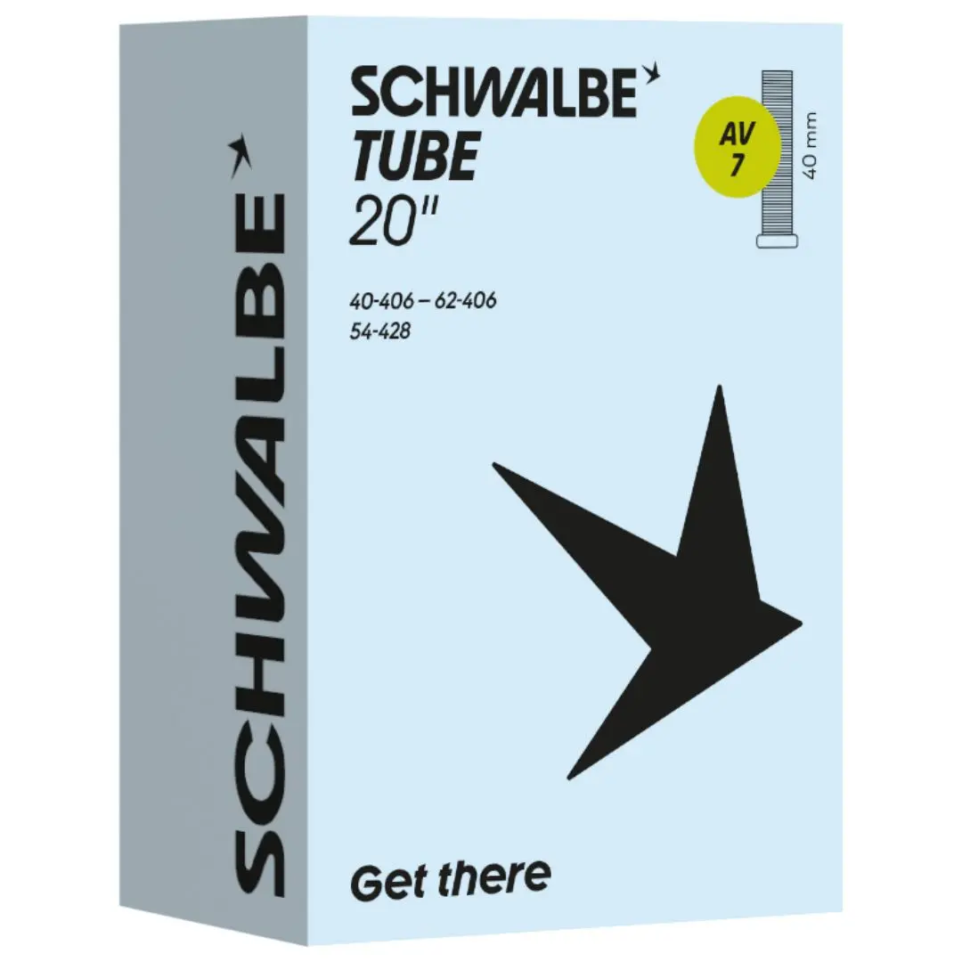 Chambre à air SCHWALBE 20" x 1.50" - 2.40" AV7 Schrader