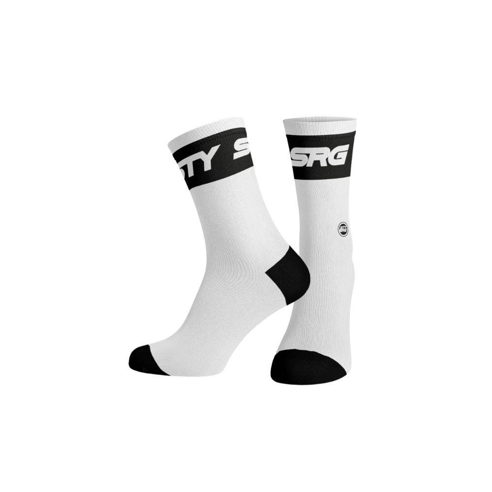 Chaussettes STAY STRONG Ribbed Crew Impact White