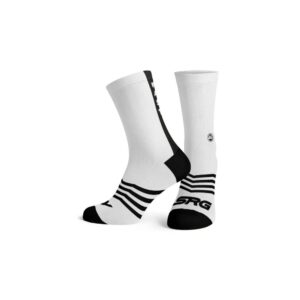 Chaussettes STAY STRONG Ribbed Crew Stacked White