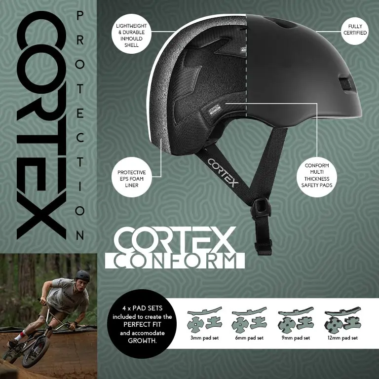 Casque CORTEX Conform Gloss White – Image 8