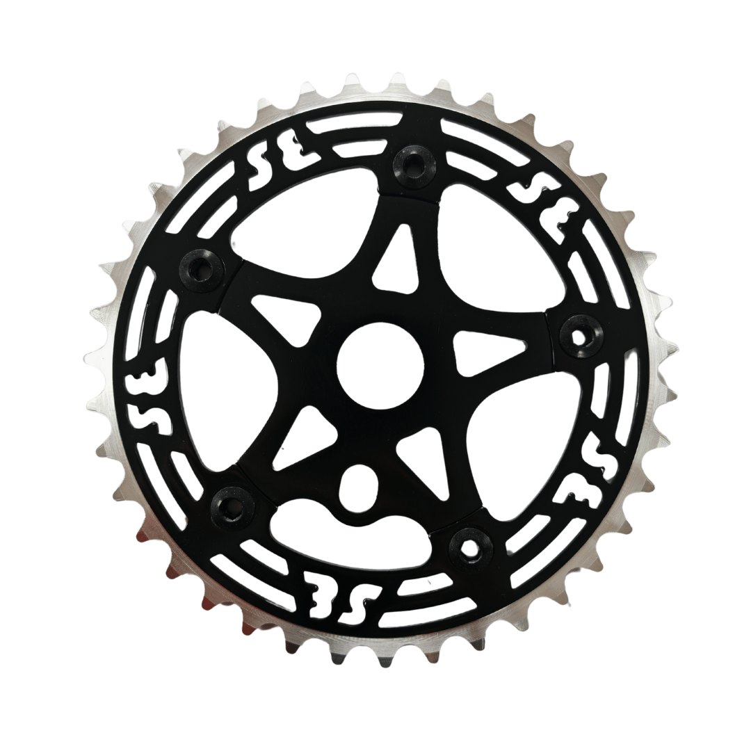 Couronne + Spider SE BIKES OM Flyer 39 Dents Full Black