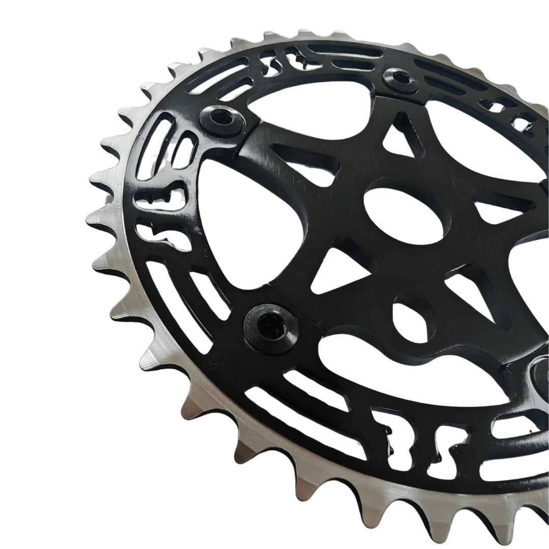 Couronne + Spider SE BIKES OM Flyer 39 Dents Full Black – Image 2