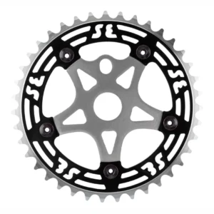 Couronne + Spider SE BIKES OM Flyer 39 Dents Silver / Black