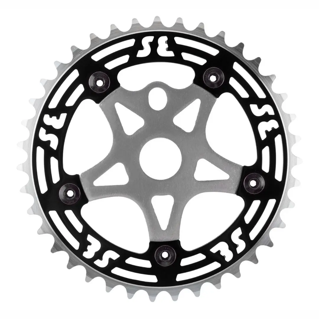 Couronne + Spider SE BIKES OM Flyer 39 Dents Silver / Black