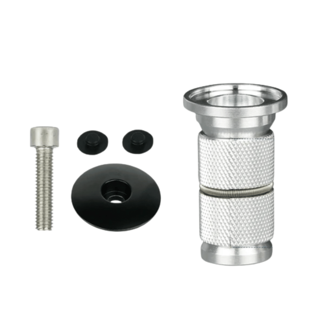Capuchon De Fourche En Aluminium CNC Pour VTT/vélo - Pour Tube 28.6 Mm Et Tige 31.8 Mm - Look Fraisé Diamant