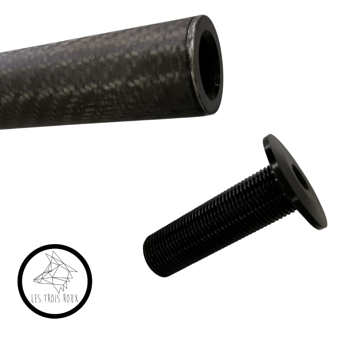 Fourche FASTER XL 24" Cruiser Straight 3K Carbone Matte Black – Image 6