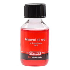 Huile minérale ELVEDES Red 100ml pour freinage SHIMANO
