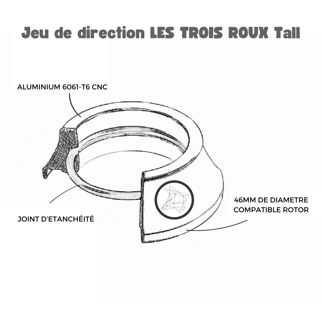 Jeu de direction LES TROIS ROUX Tall – Image 5
