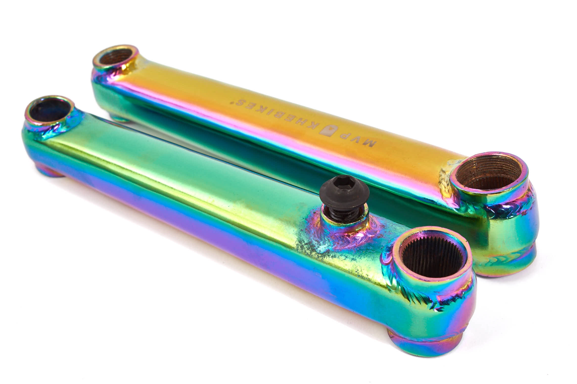 Pédalier KHE MVP 48 Oil Slick + Boitier de pédalier Mid