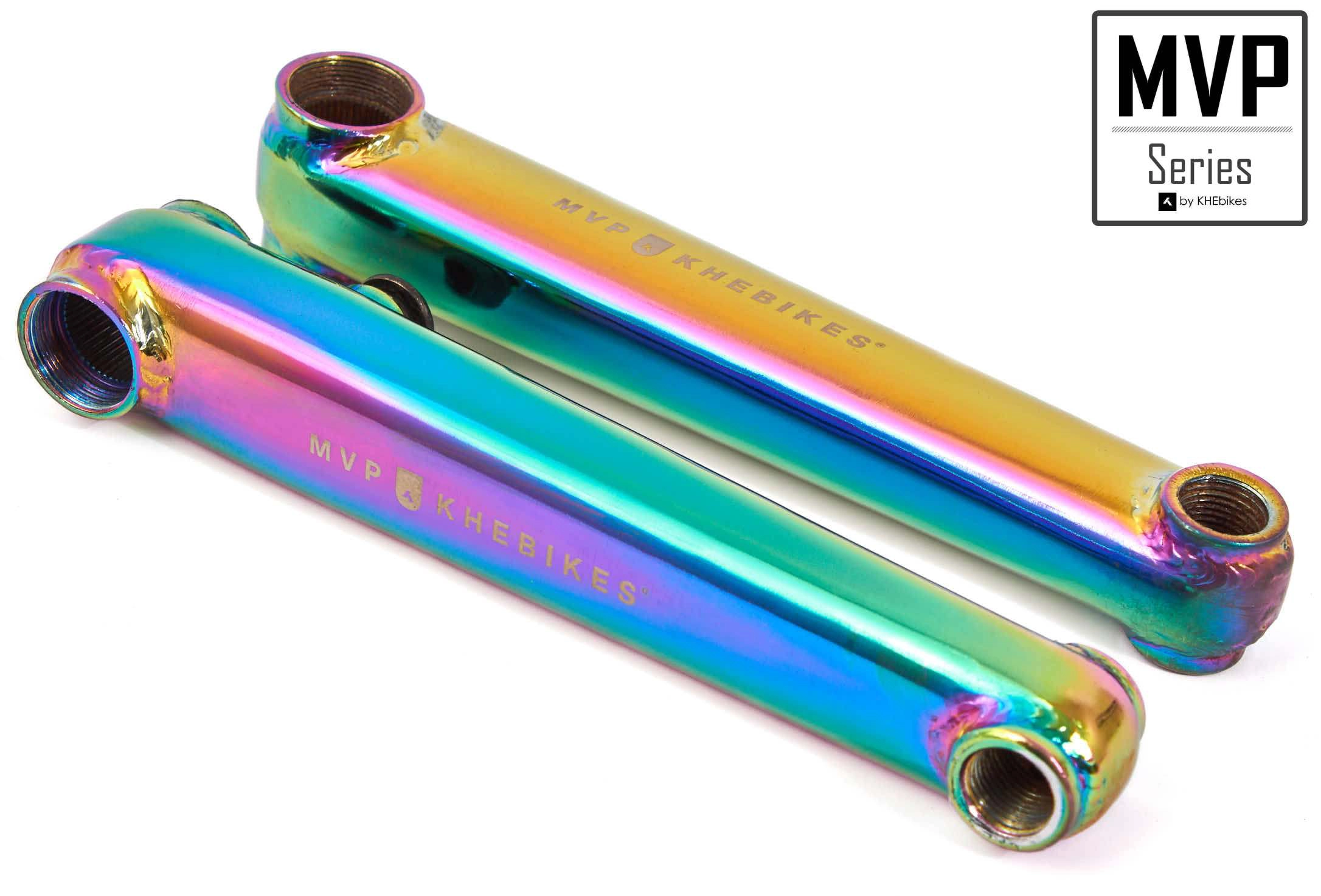 Pédalier KHE MVP 48 Oil Slick + Boitier de pédalier Mid