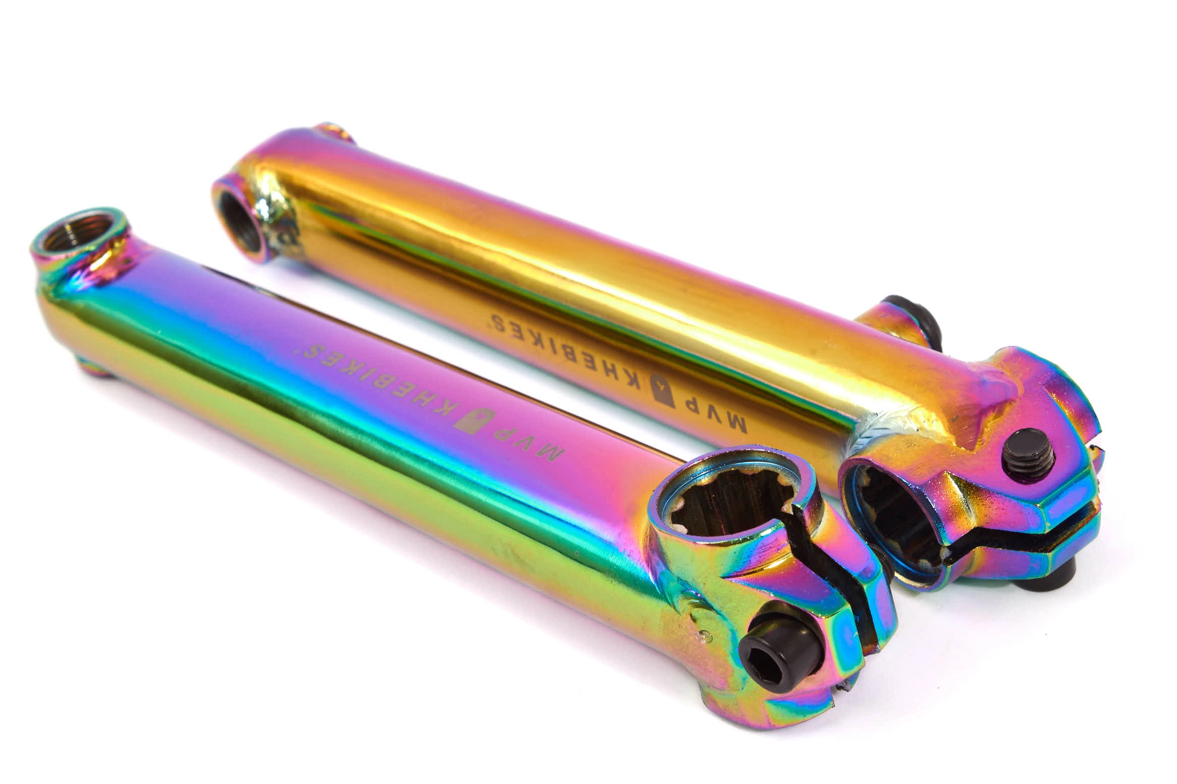 Pédalier KHE MVP 48 Oil Slick + Boitier de pédalier Mid