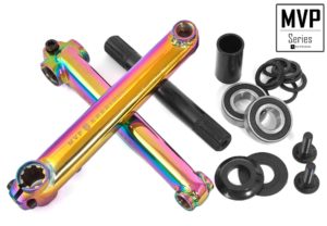 Pédalier KHE MVP 48 Oil Slick + Boitier de pédalier Mid