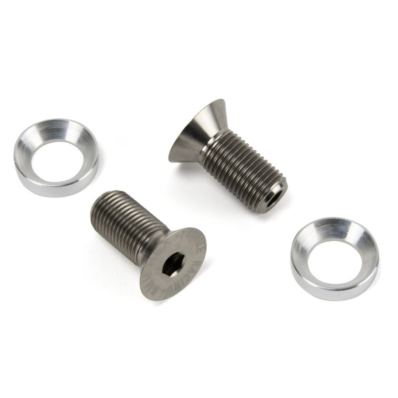 Kit Vis d'axe de pédalier PROFILE GDH Titane M12 x 1.25