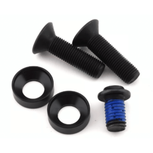 Kit Vis de pédalier STOLEN Team Flush Mount 19mm 48 Cannelures + Vis de couronne