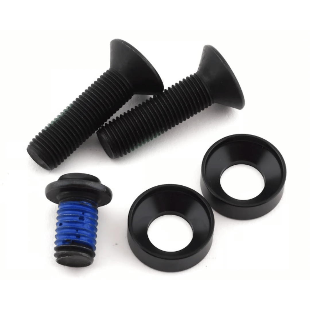 Kit Vis de pédalier STOLEN Talon Flush Mount 19mm 48 Cannelures + Vis de couronne
