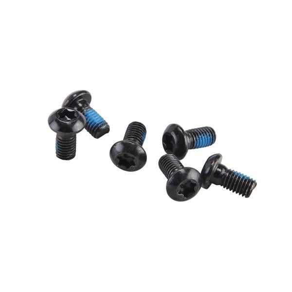 Lot De 6 Vis De Potence De Vélo En Acier Inoxydable M5x18mm | Vis à Tête Conique Avec Rondelles Pour VTT, Vélo De Route - Couleurs Assorties