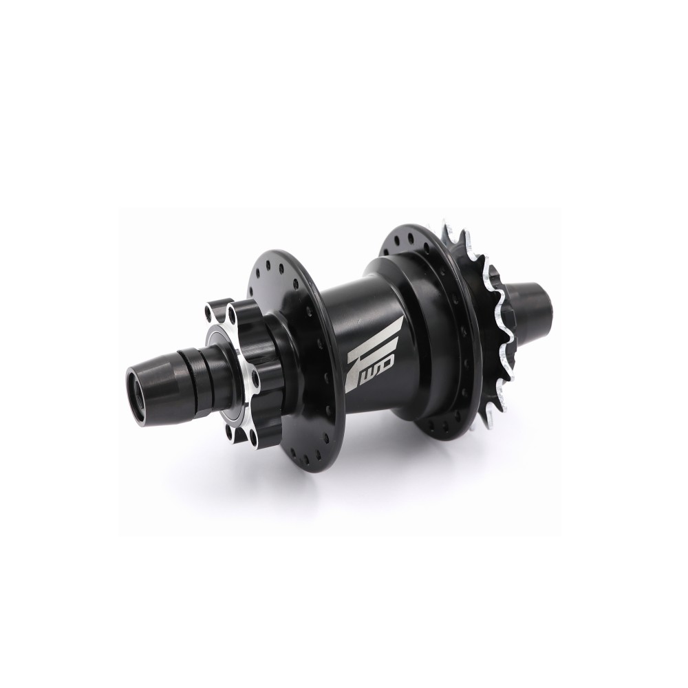 New Joytech Front Rear Hub Set 14mm 36h Flip Flop Black Retro BMX NOS