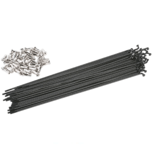 Pack LTR de 20 Rayons Stainless Black / Silver