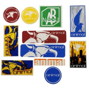 Pack Stickers ANIMAL All Colors (x11)