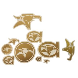 Pack Stickers ANIMAL Gold Edition (x10)