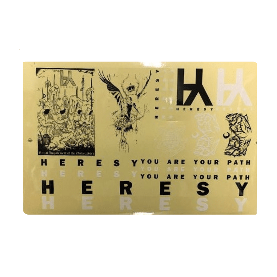 Pack Stickers HERESY (x17)