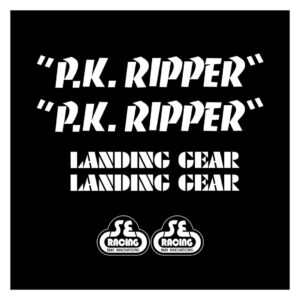 Pack Stickers PK Ripper White (x6)