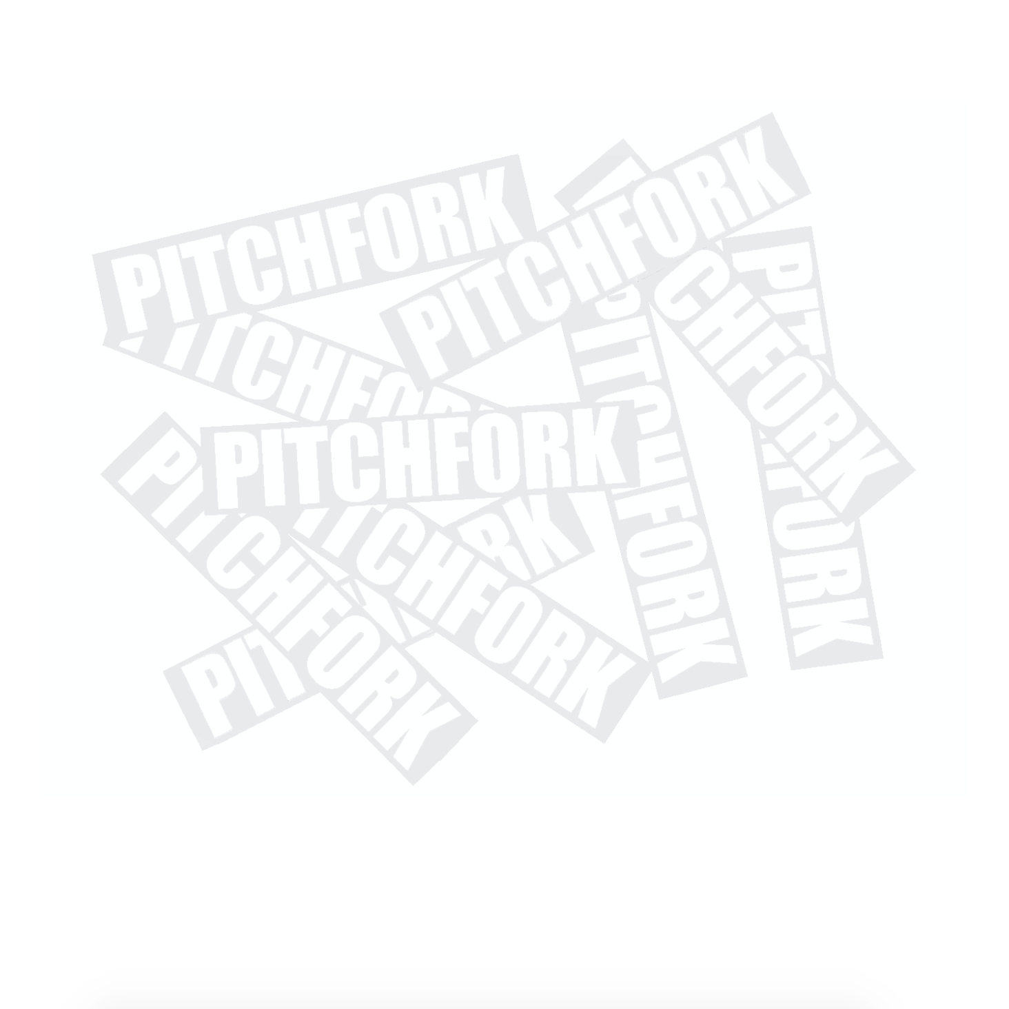 Pack Stickers S&M Block Pitchfork White (x10)