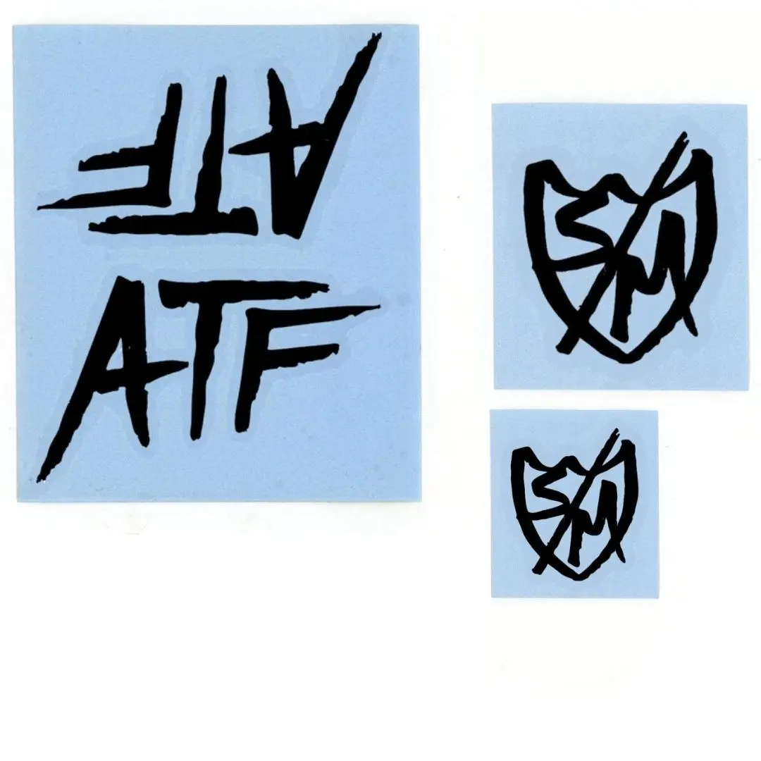 Pack Stickers S&M Cadre ATF Black (x3)
