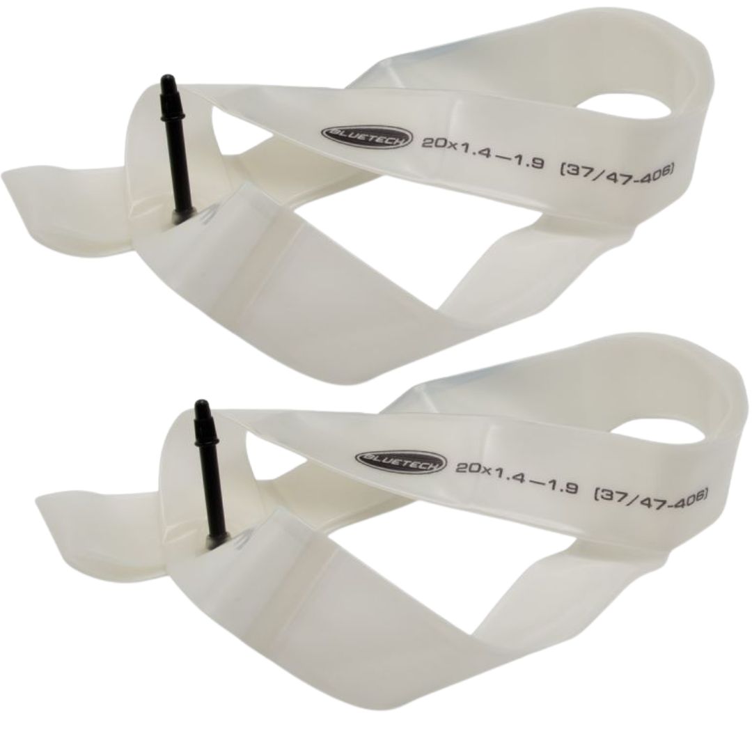 Pack x2 Chambre à air BLUETECH BMX 20" x 1-1/8" / 1-3/8" Presta Ultra Light Clear
