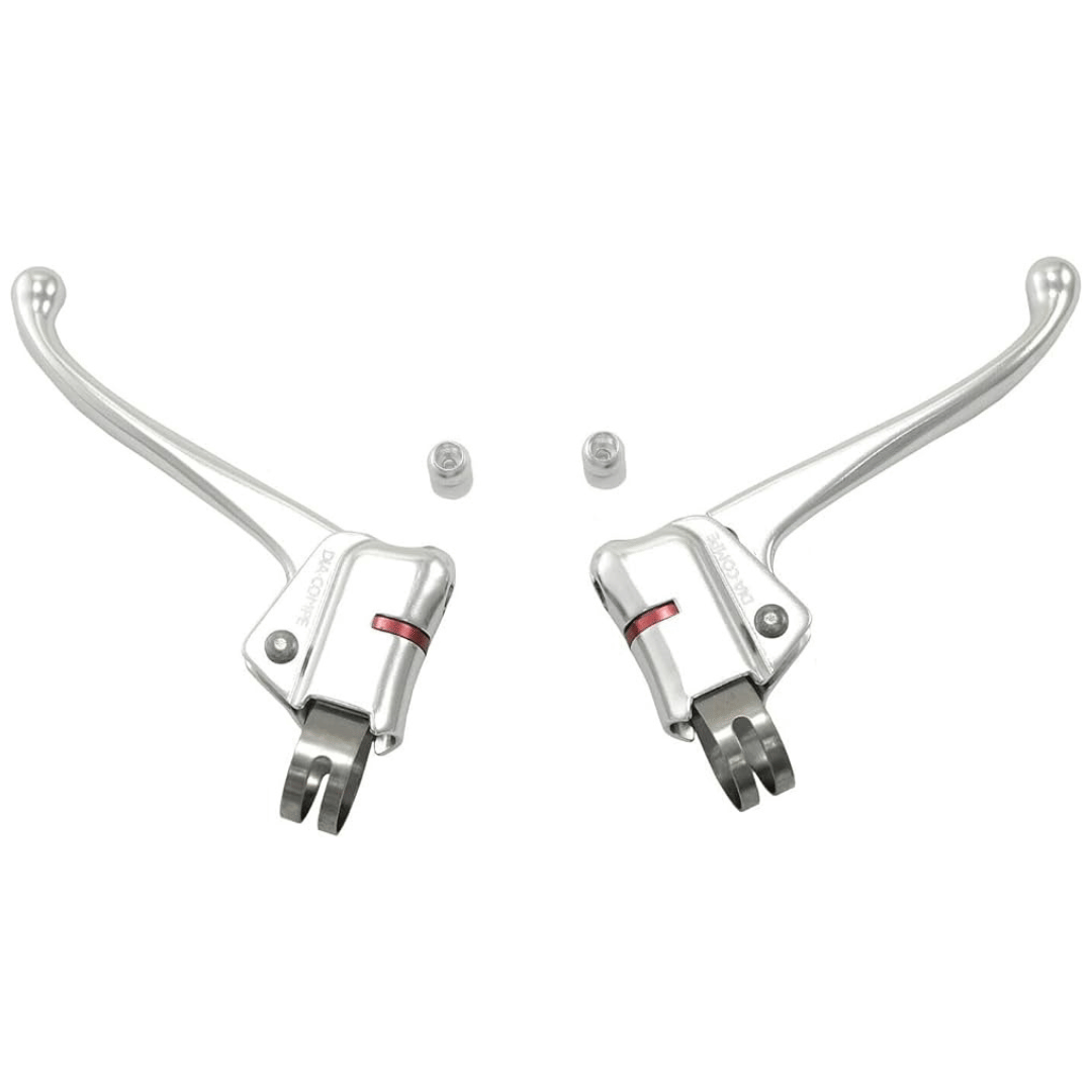 Paire De Leviers De Dérailleur 3x6/3x7 Vitesses - Pour Guidon 22.2 Mm, Avec Câbles Acier Inox