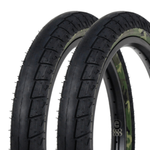 Paire de Pneus CINEMA Nathan Williams 20" x 2.50" Black / Camo Wall